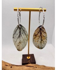 EDICIÓN LIMITADA pendientes artesanos de hoja natural