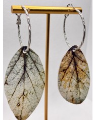 EDICIÓN LIMITADA pendientes artesanos de hoja natural