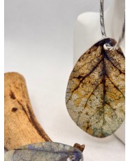 EDICIÓN LIMITADA pendientes artesanos de hoja natural