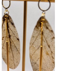 EDICIÓN LIMITADA pendientes artesanos de hoja natural