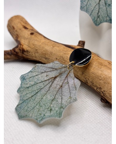 EDICIÓN LIMITADA pendientes artesanos de hoja natural