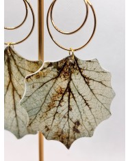 EDICIÓN LIMITADA pendientes artesanos de hoja natural