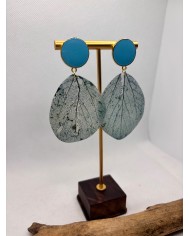 EDICIÓN LIMITADA pendientes de hoja natural esqueletizada