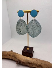 EDICIÓN LIMITADA pendientes artesanos de hoja natural
