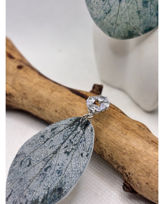 EDICIÓN LIMITADA pendientes artesanos de hoja natural