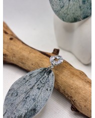 EDICIÓN LIMITADA pendientes artesanos de hoja natural