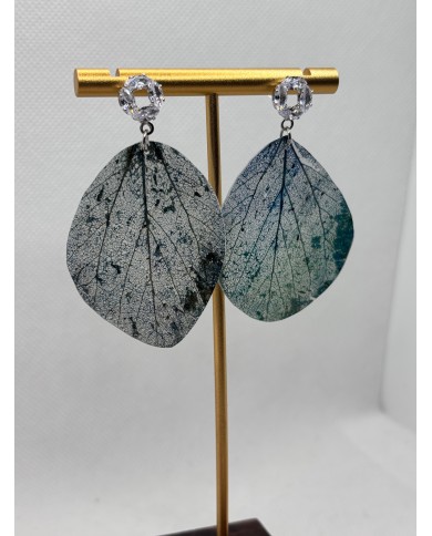 EDICIÓN LIMITADA pendientes artesanos de hoja natural