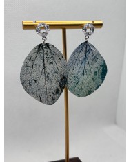 EDICIÓN LIMITADA pendientes artesanos de hoja natural