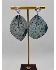 EDICIÓN LIMITADA pendientes artesanos de hoja natural