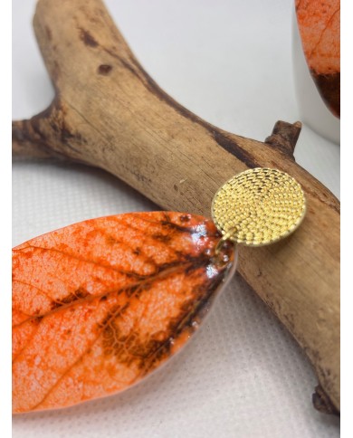 EDICIÓN LIMITADA pendientes artesanos de hoja natural