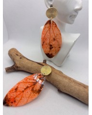 EDICIÓN LIMITADA pendientes artesanos de hoja natural
