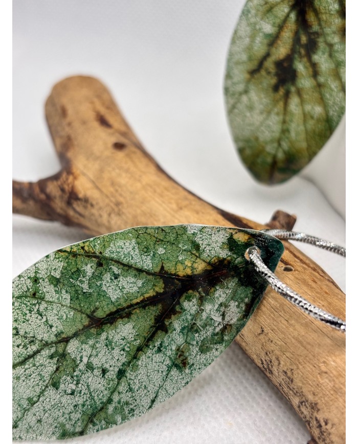 EDICIÓN LIMITADA pendientes artesanos de hoja natural