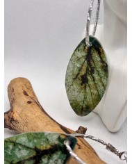 EDICIÓN LIMITADA pendientes artesanos de hoja natural