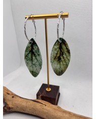EDICIÓN LIMITADA pendientes artesanos de hoja natural