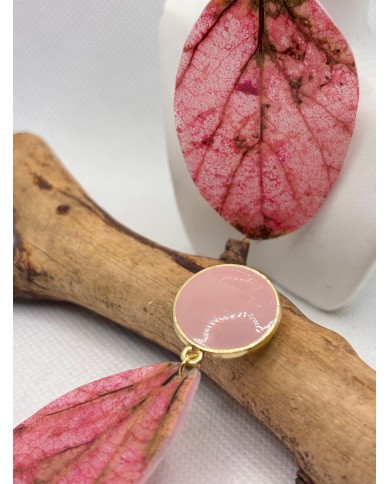 EDICIÓN LIMITADA pendientes de hoja natural esqueletizada