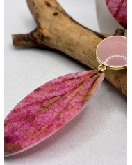 EDICIÓN LIMITADA pendientes de hoja natural esqueletizada