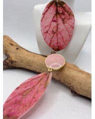 EDICIÓN LIMITADA pendientes de hoja natural esqueletizada