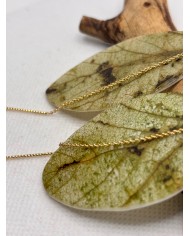 EDICIÓN LIMITADA pendientes artesanos de hoja natural esqueletizada