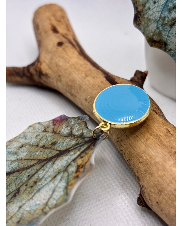 EDICIÓN LIMITADA pendientes artesanos de hoja natural