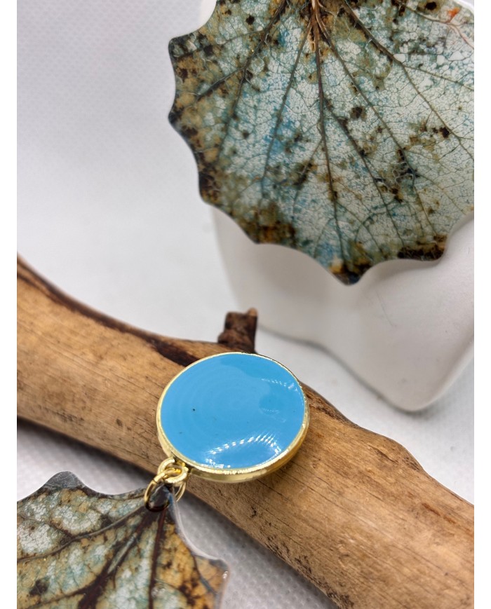 EDICIÓN LIMITADA pendientes artesanos de hoja natural