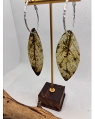 EDICIÓN LIMITADA pendientes artesanos de hoja natural