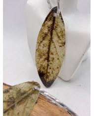 EDICIÓN LIMITADA pendientes artesanos de hoja natural