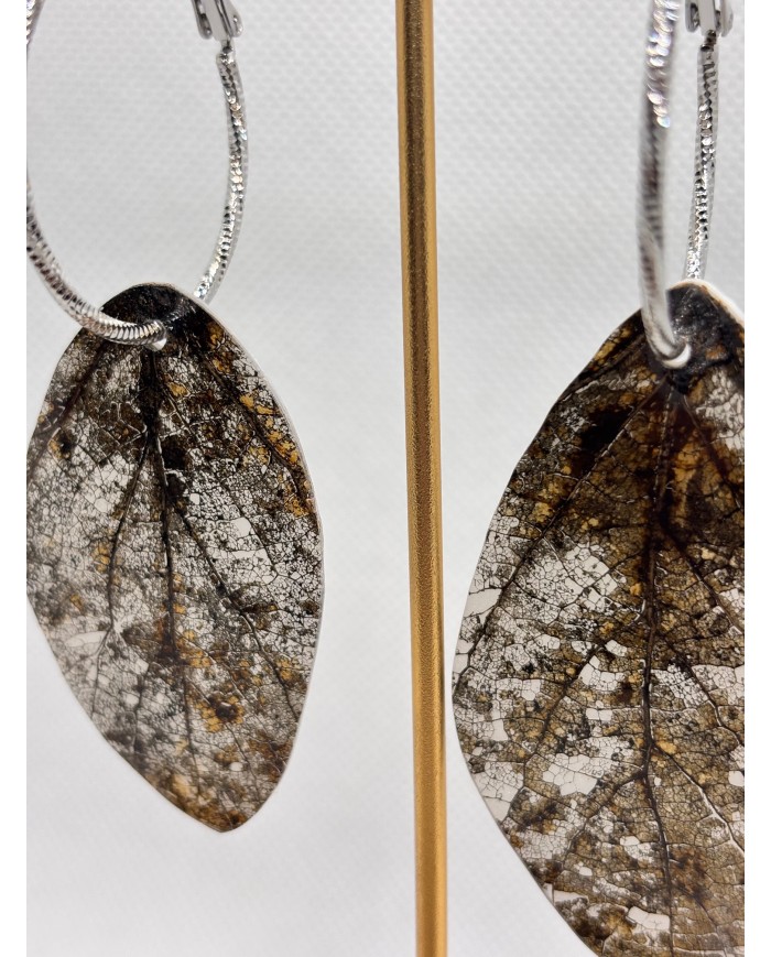 EDICIÓN LIMITADA pendientes artesanos de hoja natural