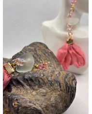 PENDIENTES DE CRISTAL MARINO ARTESANOS