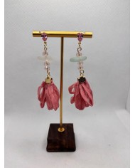 PENDIENTES DE CRISTAL MARINO ARTESANOS