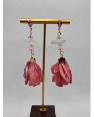 PENDIENTES DE CRISTAL MARINO ARTESANOS