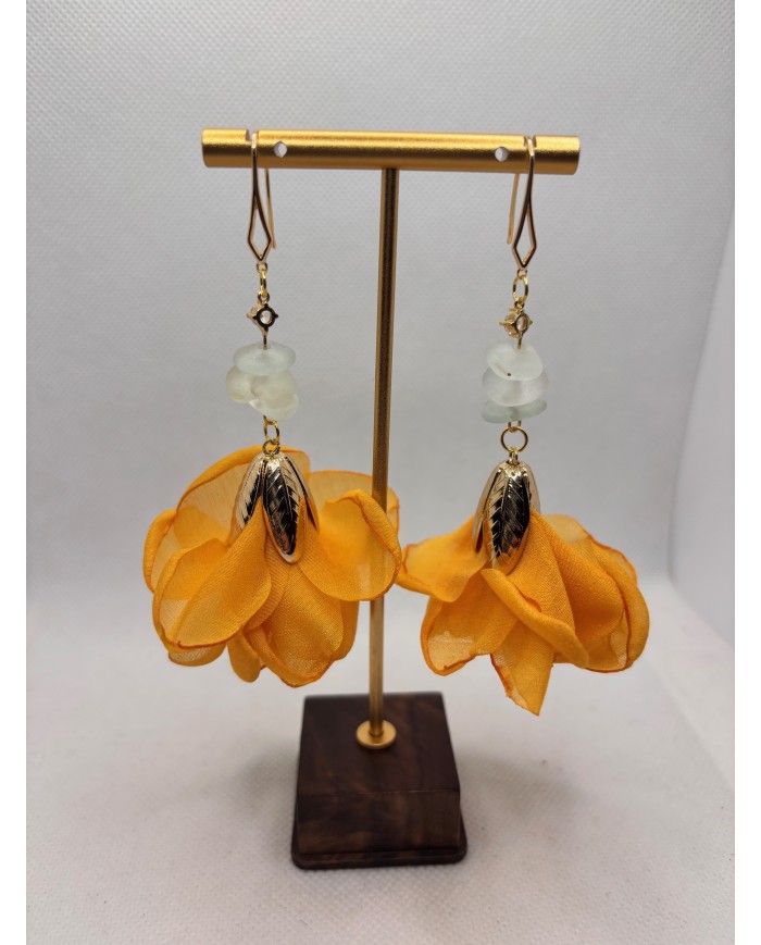 PENDIENTES DE CRISTAL  MARINO ARTESANOS