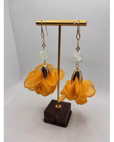 PENDIENTES DE CRISTAL  MARINO ARTESANOS