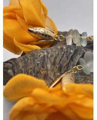 PENDIENTES DE CRISTAL  MARINO ARTESANOS