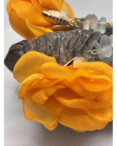 PENDIENTES DE CRISTAL  MARINO ARTESANOS