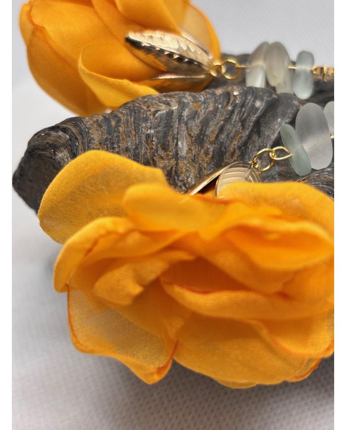 PENDIENTES DE CRISTAL  MARINO ARTESANOS