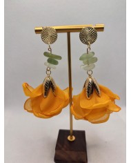 PENDIENTES DE CRISTAL MARINO ARTESANOS