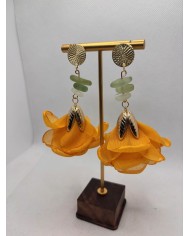 PENDIENTES DE CRISTAL MARINO ARTESANOS