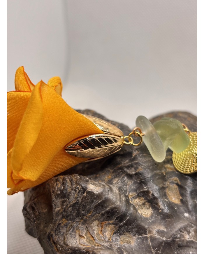 PENDIENTES DE CRISTAL MARINO ARTESANOS