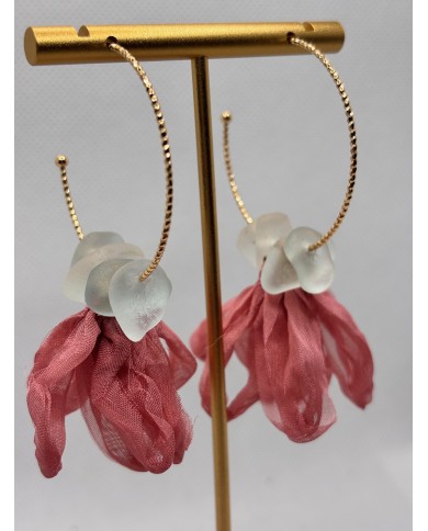 PENDIENTES DE CRISTAL MARINO O LÁGRIMAS DE SIRENA