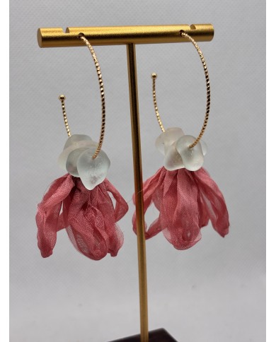 PENDIENTES DE CRISTAL MARINO O LÁGRIMAS DE SIRENA