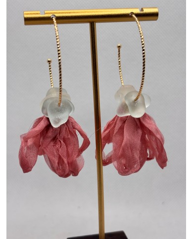 PENDIENTES DE CRISTAL MARINO O LÁGRIMAS DE SIRENA