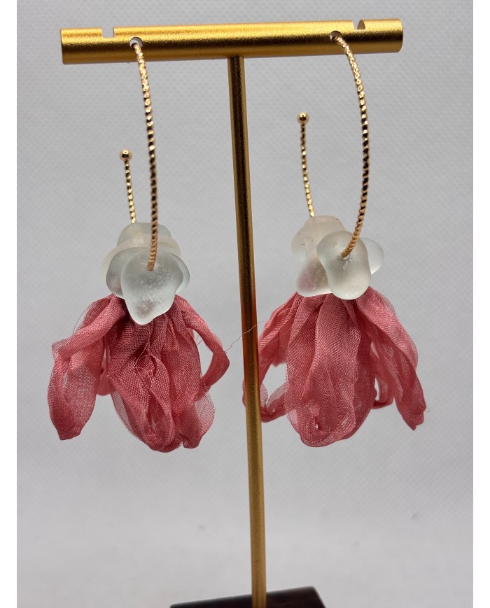 PENDIENTES DE CRISTAL MARINO O LÁGRIMAS DE SIRENA