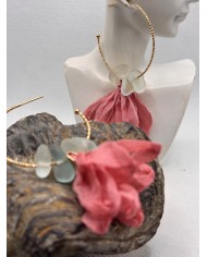 PENDIENTES DE CRISTAL MARINO O LÁGRIMAS DE SIRENA