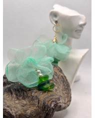 PENDIENTES DE CRISTAL MARINO O LÁGRIMAS DE SIRENA