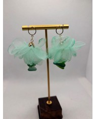 PENDIENTES DE CRISTAL MARINO O LÁGRIMAS DE SIRENA