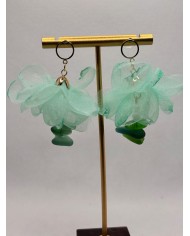 PENDIENTES DE CRISTAL MARINO O LÁGRIMAS DE SIRENA