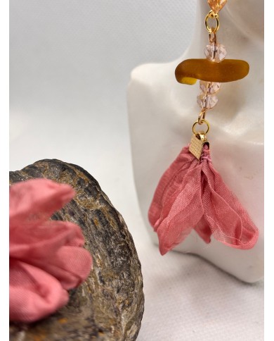 PENDIENTES ARTESANOS DE CRISTAL MARINO