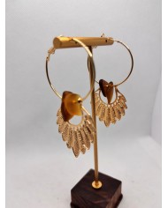 PENDIENTES ARTESANOS DE CRISTAL MARINO