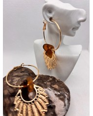 PENDIENTES ARTESANOS DE CRISTAL MARINO