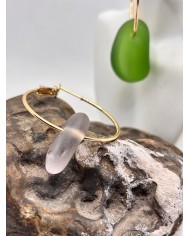 PENDIENTES ARTESANOS DE CRISTAL MARINO